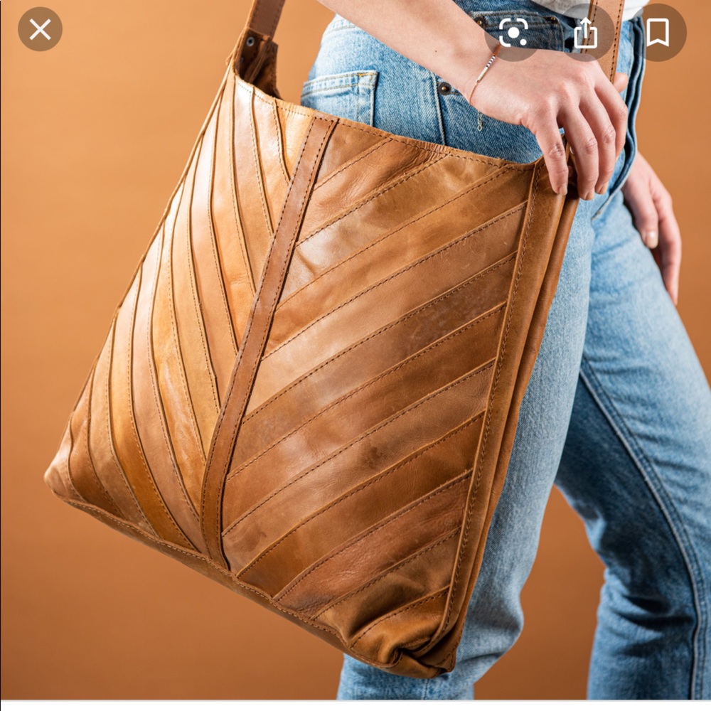 Magnolia all leather crossbody purse Joanna Gaines